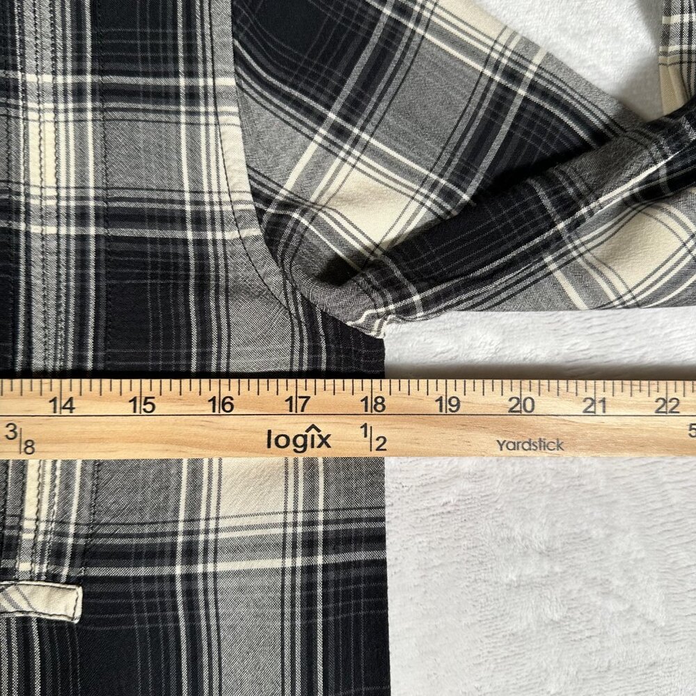 Ralph Lauren Denim Supply Shirt Women Size S Plaid Long Sleeve Tunic Top EUC - Picture 7 of 11